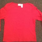 Liz Claiborne Lizwear Jeans Petite Long Sleeve Shirt, Size PM