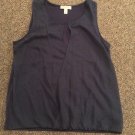 Dress Barn Front Slit Tank Top, Size L