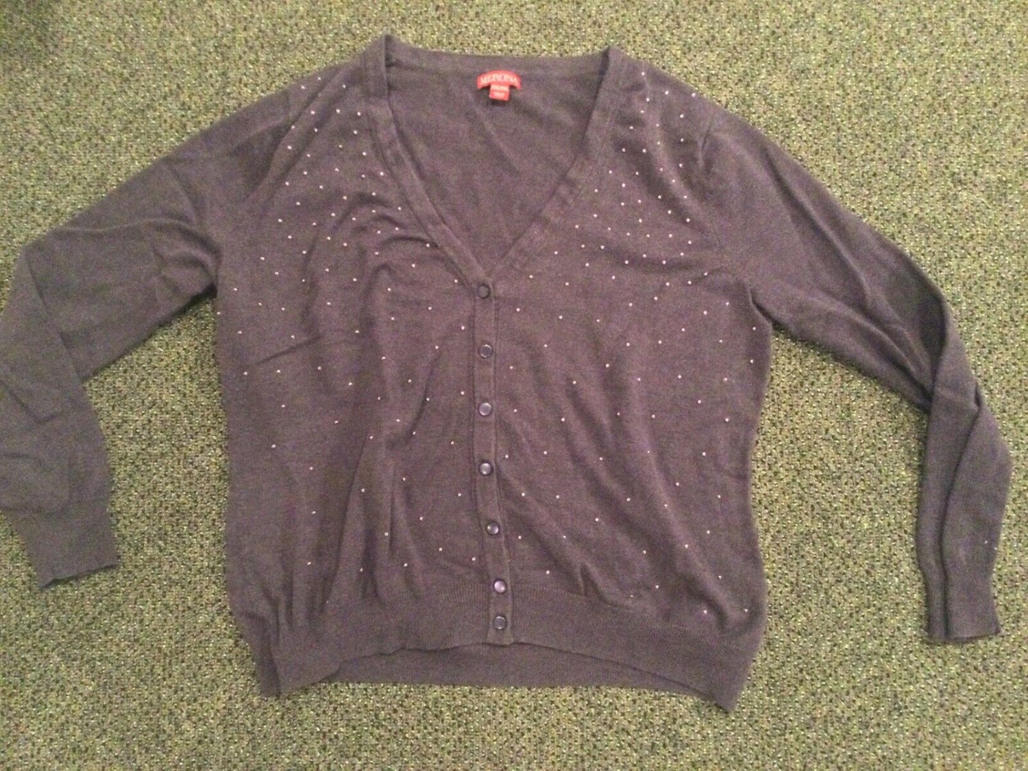 Merona Long Sleeve Button Down Shirt, Size XXL