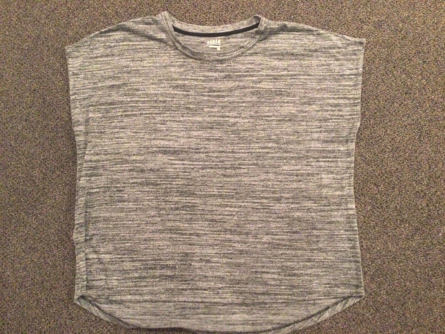 Basic Editions Sleeveless Shirt, Size 1X