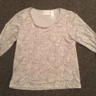 Liz Claiborne Lizsport Petite Long Sleeve Shirt, Size PM