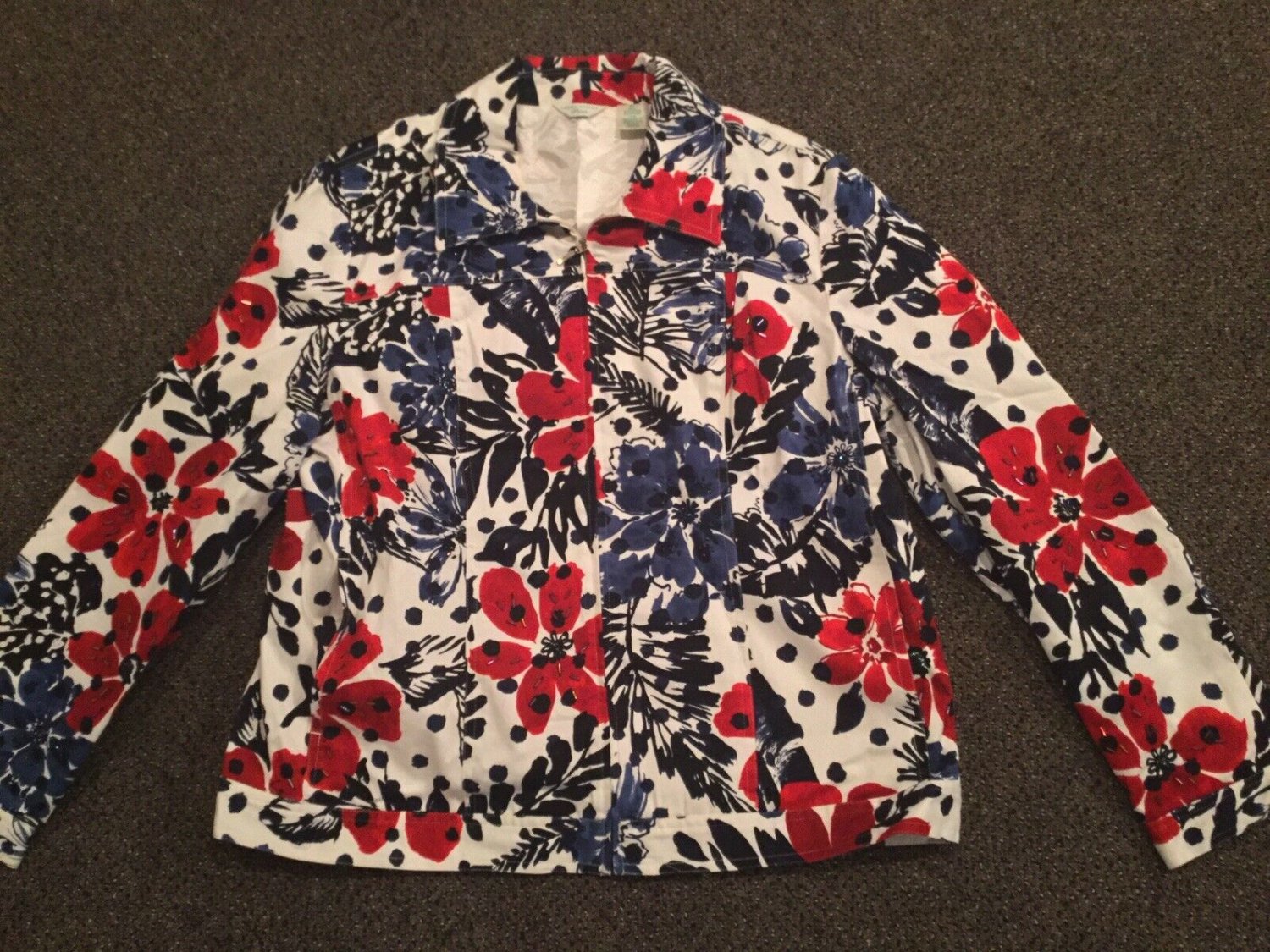 Laura Ashley Windbreaker Jacket, Size PL