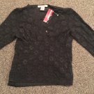 Nine & Co. Petite Sheer Shirt & Tank Top, Size PL
