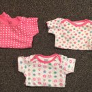 Gerber Girl’s One Pieces, 6 - 9 Months, Set of 3