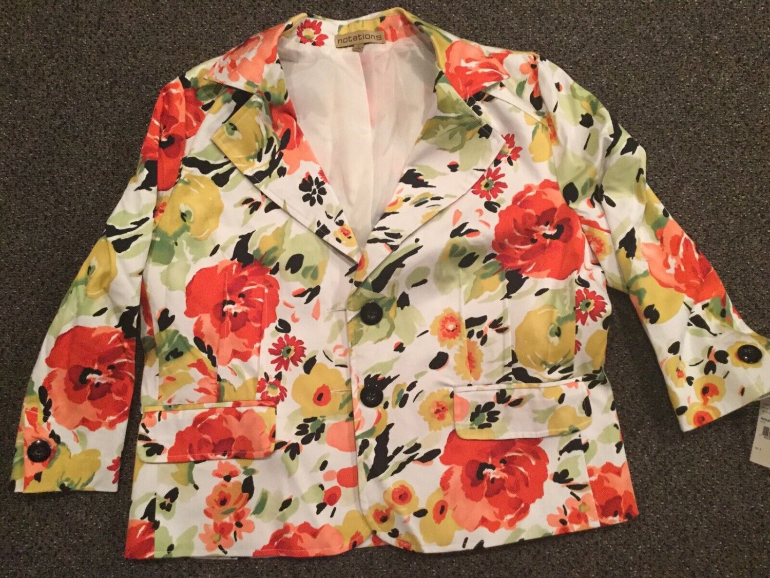 Notations Stretch Jacket, Size L