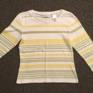 First Issue Petite Long Sleeve Shirt, Size PM First Issue Petite Long Sleeve Shirt, Size PM