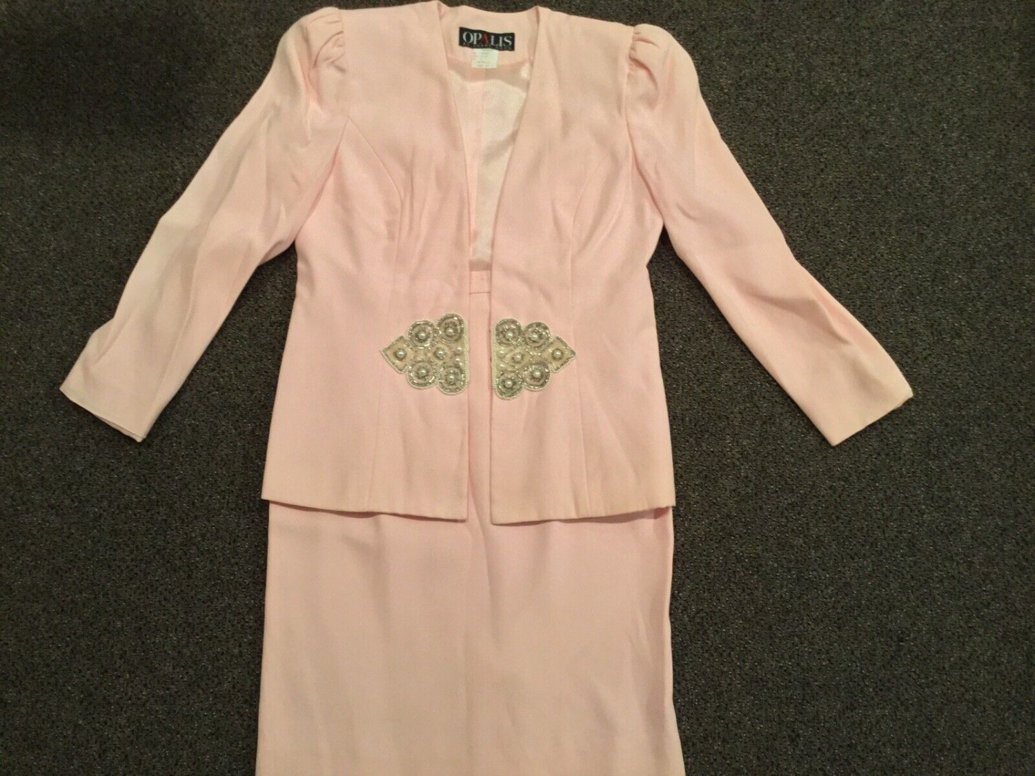Opalis By Frank Hahn Jacket & Skirt Set, Size 12