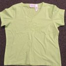 Liz Claiborne Lizwear Jeans Short Sleeve Shirt, Size M