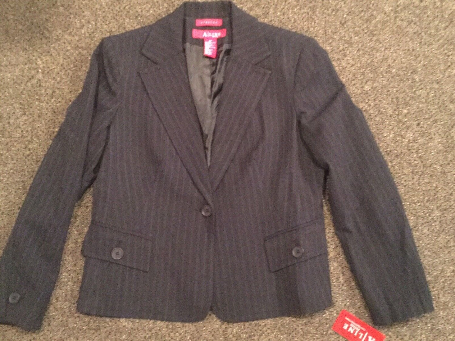 A Line Stetch Petite Suit Jacket, Size 8P