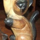 Wooden cat (price in euro)