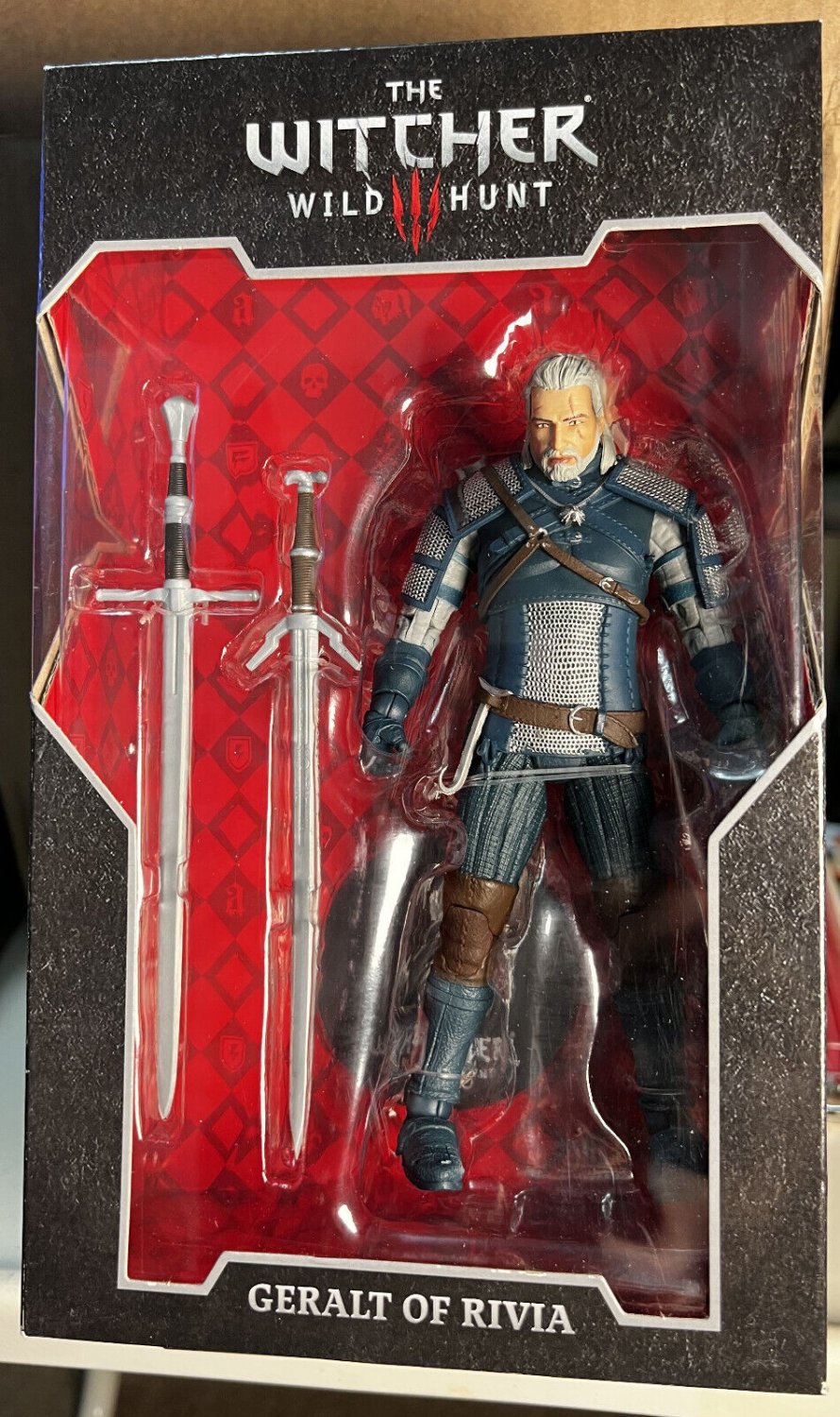 Mcfarlane Witcher 3 Wild Hunt GERALT OF RIVIERA 7" Action Figure  NEW