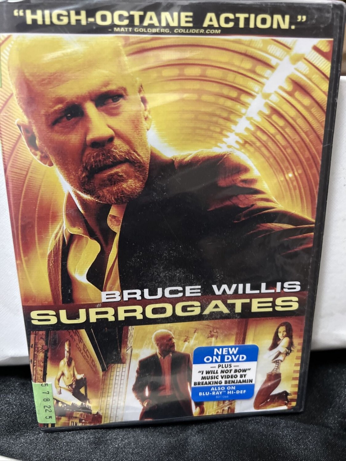SURROGATES DVD (Feat. Bruce Willis), 2009- Rated PG 13- 89 Mins., Sealed & New