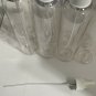 Empty 8oz Clear Plastic Spray Mist Bottle w/ White Atomizer