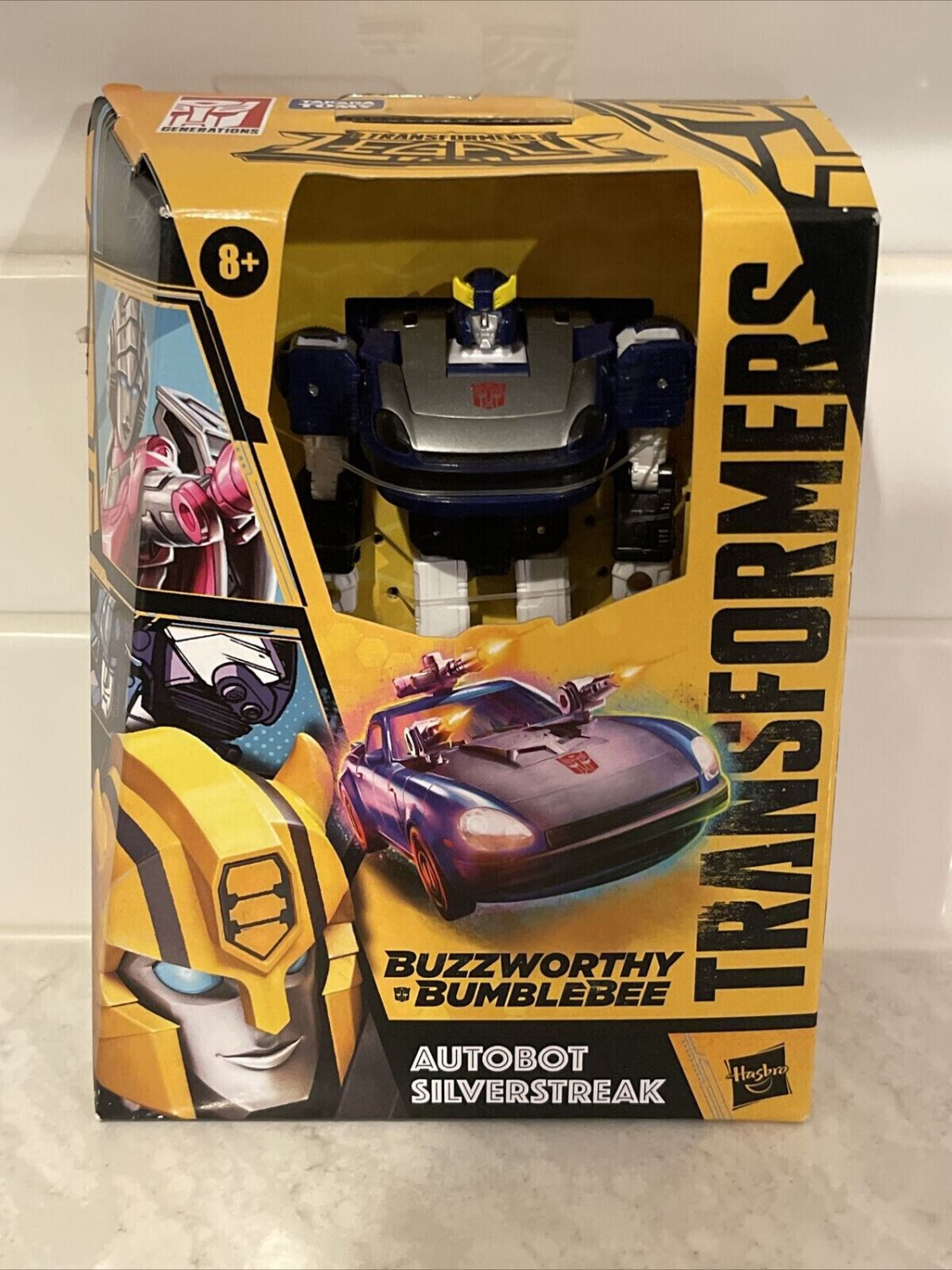NEW in Box Transformers Buzzworthy Bumblebee Legacy Deluxe Autobot Silverstreak