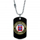 US Army 101st Airborne Veteran Dogtag Pendant Necklace Keychain