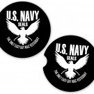 US Military Navy Seals Set of 2 Coaster Set of 2 Coasters Car Cup Holder