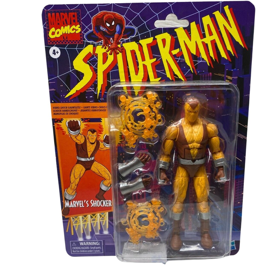 Marvel Legends Hasbro Retro Classic Spider-man THE SHOCKER 6" Action Figure New