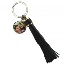 Tassel Keychain Keyring New Car Gift Monogram Personalized Custom Initials