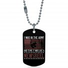 US Army Newsreel Dogtag Pendant Necklace Keychain