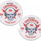 Skulls Experimental Sandstone Car Cup Holder Coaster Set