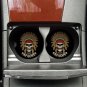 Skulls Native Warrior Sandstone Car Cup Holder Coaster Set