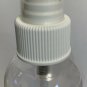 Empty 8oz Clear Plastic Spray Mist Bottle w/ White Atomizer And Extra Disc Cap
