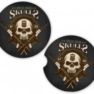 Skulls Special Squad Sandstone Car Cup Holder Coaster Set