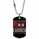 US Army Bridges Dogtag Pendant Necklace Keychain