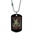 US Army Lead Me Follow Me Dogtag Pendant Necklace Keychain