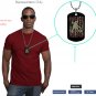 US Army Lead Me Follow Me Dogtag Pendant Necklace Keychain