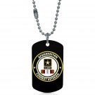 Afghanistan Combat Veteran Airborne Dogtag Pendant Necklace Keychain 30" Chain