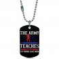 US Army Think Like Men Dogtag Pendant Necklace Keychain