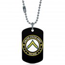 US Army Private E2 Soldier Dogtag Pendant Necklace Keychain