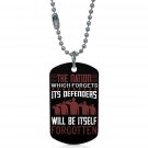 US Army Forgotten #2 Dogtag Pendant Necklace Keychain