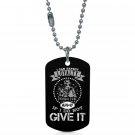US Army Loyalty Dogtag Pendant Necklace Keychain