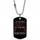 US Army Play Your Mission Dogtag Pendant Necklace Keychain