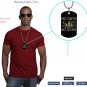 US Army No Guts And Glory Dogtag Pendant Necklace Keychain