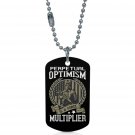 US Army Perpetual #2 Dogtag Pendant Necklace Keychain