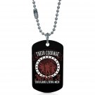 US Army Thousand Living Men #2  Dogtag Pendant Necklace Keychain