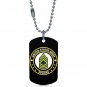 US Army Master Sergeant MSG E8 Soldier Dogtag Pendant Necklace Keychain