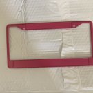Pink Blank License Plate Frame