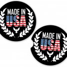 Made in USA | Set of 2 Coasters Set of 2 Coasters Car Cup Holder