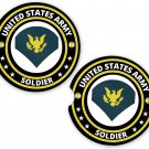 Army Soldier E4 Army Set of 2 Coaster Set of 2 Coaster Car Cup Holder