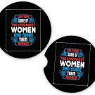 Nursing God Made Them Nurses | Set of 2 Matching Coasters Car Cup Holders