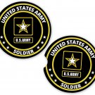 Army Soldier Army Star Set of 2 Coaster Set of 2 Coaster Car Cup Holder