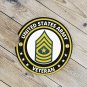 Army Veteran E9 Army SGT Major Set of 2 Coaster Set of 2 Coaster Car Cup Holder