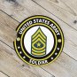 Army Soldier E9 SGT Major Set of 2 Coaster Set of 2 Coaster Car Cup Holder