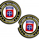 Army 101 Airborne #2 Soldier Set of 2 Coaster Set of 2 Coasters Car Cup Holder