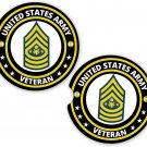 E9 Army SGT Major of The Army Set of 2 Coaster Set of 2 Coaster Car Cup Holder