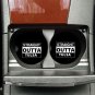 Straight Outta Tulsa USA State City Sandstone Car Cup Holder Coaster Set